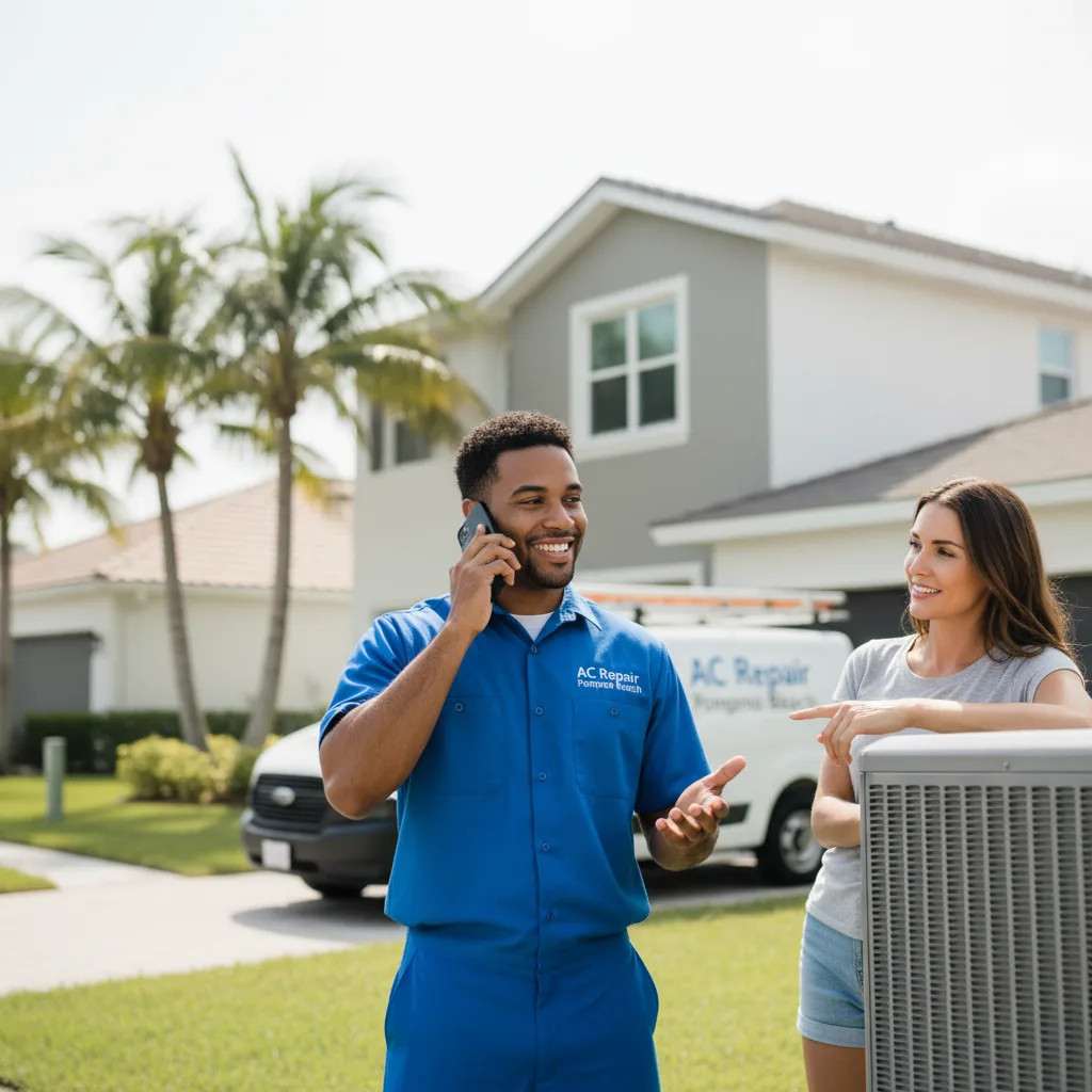 AC Repair Pompano Beach customer support in Ewing